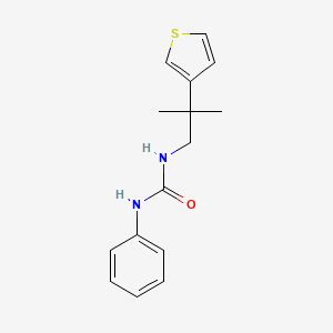 1-(2-Methyl-2-(thiophen-3-yl)propyl)-3-phenylurea