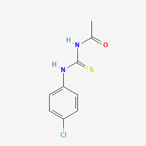 molecular formula C9H9ClN2OS B2977112 3-Acetyl-1-(4-chlorophenyl)thiourea CAS No. 21258-14-0