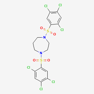1,4-Bis[(2,4,5-trichlorophenyl)sulfonyl]-1,4-diazepane