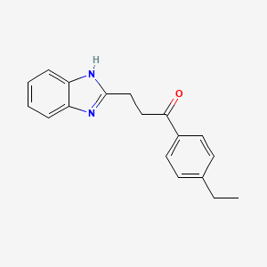 3-(1H-Benzimidazol-2-yl)-1-(4-ethylphenyl)propan-1-one