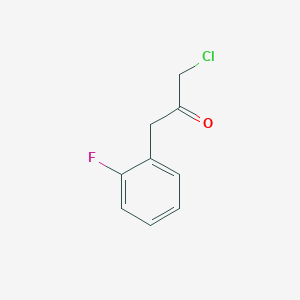 molecular formula C9H8ClFO B2977204 1-Chloro-3-(2-fluorophenyl)propan-2-one CAS No. 144340-73-8