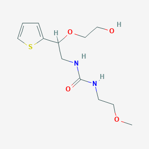 1-[2-(2-Hydroxyethoxy)-2-(thiophen-2-yl)ethyl]-3-(2-methoxyethyl)urea