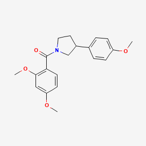 (2,4-Dimethoxyphenyl)(3-(4-methoxyphenyl)pyrrolidin-1-yl)methanone