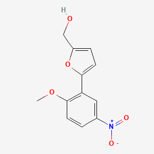 [5-(2-Methoxy-5-nitrophenyl)-2-furyl]methanol