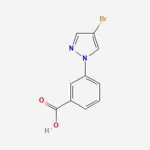 3-(4-bromo-1H-pyrazol-1-yl)benzoic acid