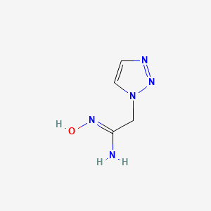 N-Hydroxy-2-(1H-1,2,3-triazol-1-yl)acetimidamide