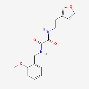 molecular formula C16H18N2O4 B2977491 N1-(2-(furan-3-yl)ethyl)-N2-(2-methoxybenzyl)oxalamide CAS No. 1704602-58-3