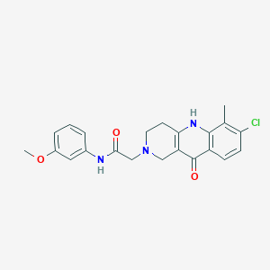(2E)-3-(2-chlorophenyl)-N-{[5-(morpholin-4-ylsulfonyl)-2-thienyl]methyl}acrylamide