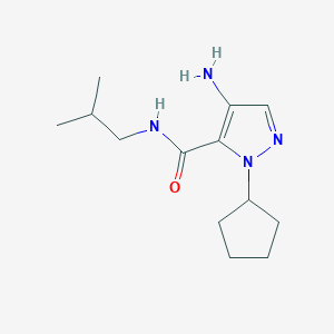4-Amino-1-cyclopentyl-N-isobutyl-1H-pyrazole-5-carboxamide