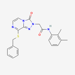 B2977585 2-[8-(benzylthio)-3-oxo[1,2,4]triazolo[4,3-a]pyrazin-2(3H)-yl]-N-(2,3-dimethylphenyl)acetamide CAS No. 1251575-95-7