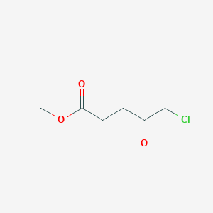 molecular formula C7H11ClO3 B2977649 Methyl 5-chloro-4-oxohexanoate CAS No. 2801-75-4