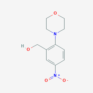 molecular formula C11H14N2O4 B2977751 (2-Morpholino-5-nitrophenyl)methanol CAS No. 300665-25-2
