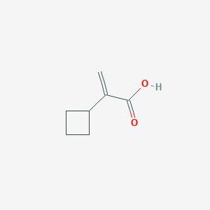 molecular formula C7H10O2 B2977803 2-Cyclobutylprop-2-enoic acid CAS No. 42809-55-2