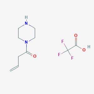 1-(Piperazin-1-yl)but-3-en-1-one, trifluoroacetic acid