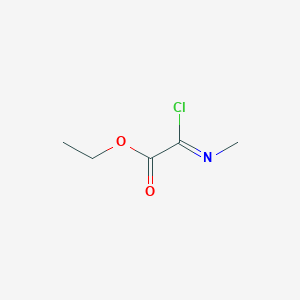 molecular formula C5H8ClNO2 B2977839 Ethyl 2-Chloro-2-(methylimino)acetate CAS No. 73188-60-0