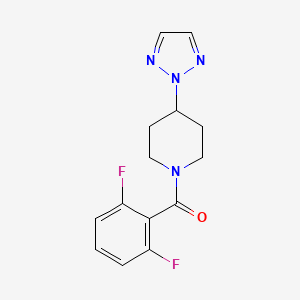 (4-(2H-1,2,3-triazol-2-yl)piperidin-1-yl)(2,6-difluorophenyl)methanone