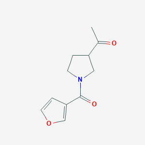 1-(1-(Furan-3-carbonyl)pyrrolidin-3-yl)ethanone