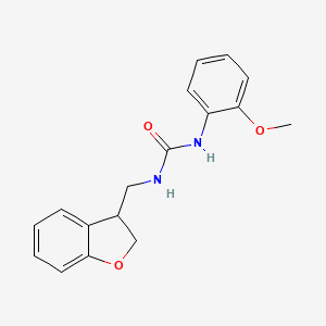 3-[(2,3-Dihydro-1-benzofuran-3-yl)methyl]-1-(2-methoxyphenyl)urea