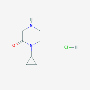 1-Cyclopropylpiperazin-2-one hydrochloride