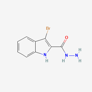 molecular formula C9H8BrN3O B2977898 3-Bromo-1H-indole-2-carbohydrazide CAS No. 441801-35-0