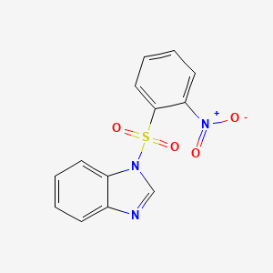 1-[(2-nitrophenyl)sulfonyl]-1H-benzimidazole
