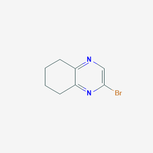 molecular formula C8H9BrN2 B2977912 2-溴-5,6,7,8-四氢喹喔啉 CAS No. 1784074-98-1