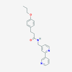 N-([2,3'-bipyridin]-4-ylmethyl)-3-(4-propoxyphenyl)propanamide