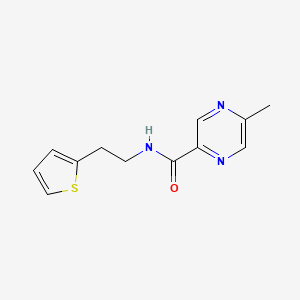 5-methyl-N-(2-(thiophen-2-yl)ethyl)pyrazine-2-carboxamide