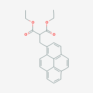 1,3-Diethyl 2-(pyren-1-ylmethyl)propanedioate