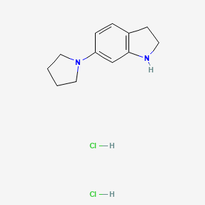 6-(pyrrolidin-1-yl)-2,3-dihydro-1H-indole dihydrochloride