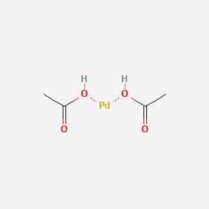 molecular formula C4H6O4Pd B2978051 Palladium (II) acetate CAS No. 14588-08-0; 14724-41-5; 3375-31-3