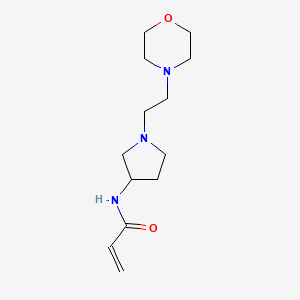N-[1-(2-Morpholin-4-ylethyl)pyrrolidin-3-yl]prop-2-enamide