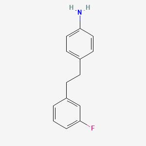 B2978089 4-[2-(3-Fluoro-phenyl)-ethyl]-phenylamine CAS No. 84460-39-9