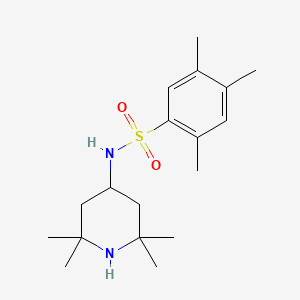 2,4,5-trimethyl-N-(2,2,6,6-tetramethylpiperidin-4-yl)benzenesulfonamide