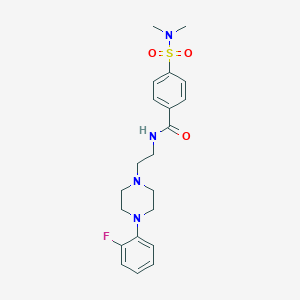 4-(N,N-dimethylsulfamoyl)-N-(2-(4-(2-fluorophenyl)piperazin-1-yl)ethyl)benzamide