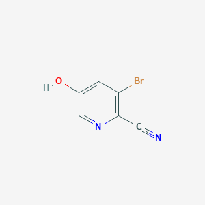molecular formula C6H3BrN2O B2978121 3-Bromo-5-hydroxypicolinonitrile CAS No. 1805487-25-5