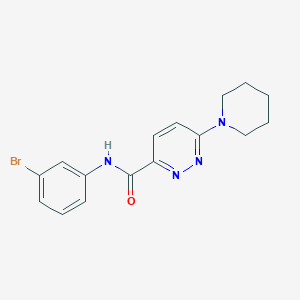 molecular formula C16H17BrN4O B2978179 N-(3-bromophenyl)-6-(piperidin-1-yl)pyridazine-3-carboxamide CAS No. 1396872-73-3