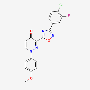 5-[1-cyclopentyl-4-(4-methylphenyl)-1H-imidazol-5-yl]-N-(2-methylbenzyl)-2-furamide