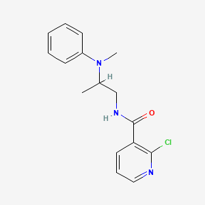 2-chloro-N-{2-[methyl(phenyl)amino]propyl}pyridine-3-carboxamide