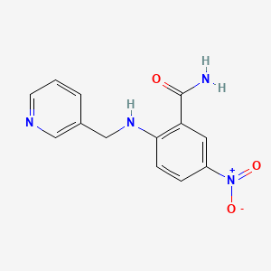5-Nitro-2-[(pyridin-3-ylmethyl)amino]benzamide
