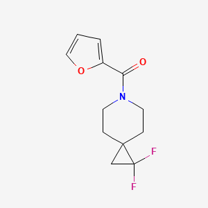 (1,1-Difluoro-6-azaspiro[2.5]octan-6-yl)(furan-2-yl)methanone