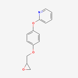 2-[4-(Oxiran-2-ylmethoxy)phenoxy]pyridine