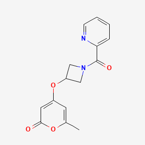 6-methyl-4-((1-picolinoylazetidin-3-yl)oxy)-2H-pyran-2-one