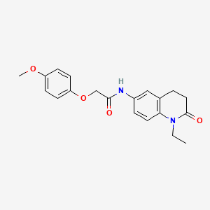 N-(1-ethyl-2-oxo-1,2,3,4-tetrahydroquinolin-6-yl)-2-(4-methoxyphenoxy)acetamide