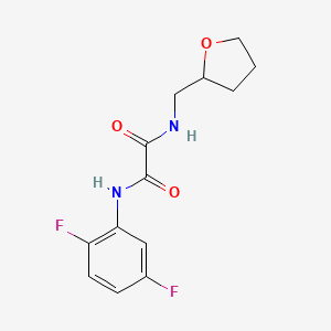 N1-(2,5-difluorophenyl)-N2-((tetrahydrofuran-2-yl)methyl)oxalamide