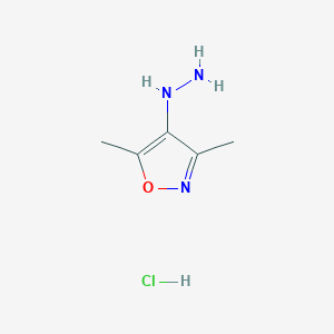 4-Hydrazinyl-3,5-dimethylisoxazole hcl
