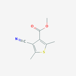 molecular formula C9H9NO2S B2978419 Methyl 4-cyano-2,5-dimethylthiophene-3-carboxylate CAS No. 2228307-68-2