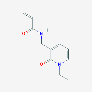 N-[(1-Ethyl-2-oxopyridin-3-yl)methyl]prop-2-enamide