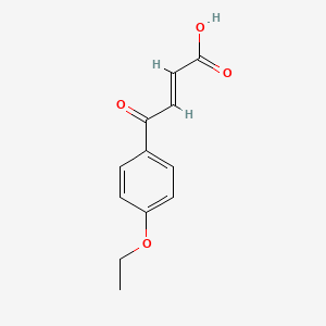 molecular formula C12H12O4 B2978472 3-(4-Ethoxybenzoyl)acrylic acid CAS No. 29582-31-8