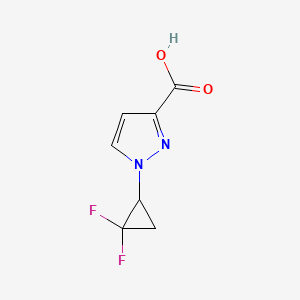 1-(2,2-Difluorocyclopropyl)-1H-pyrazole-3-carboxylic acid